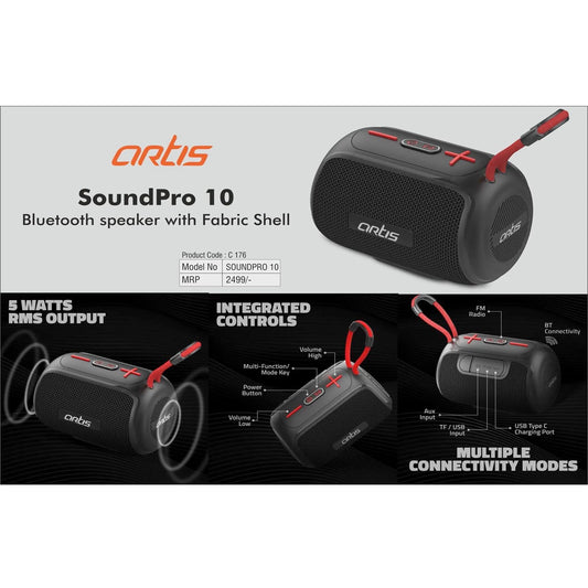 Ortis Soundpro 10 Bluetooth speaker with Fabric Shell  - C 176 MARSH Corporate gifts