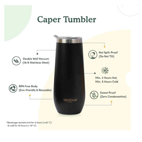 VAHDAM - Caper Tumbler Insulated MARSH Corporate gifts
