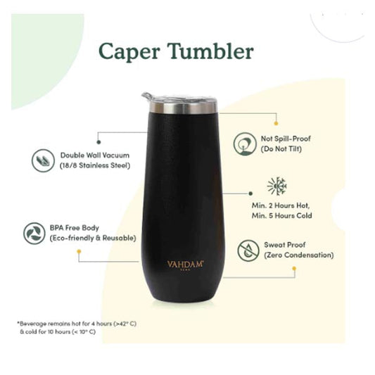 VAHDAM - Caper Tumbler Insulated MARSH Corporate gifts