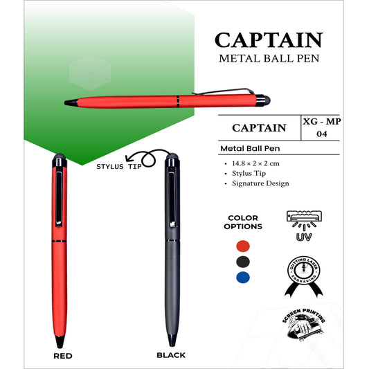 Captain Metal Ball Pen XG - MP04 MARSH Corporate gifts