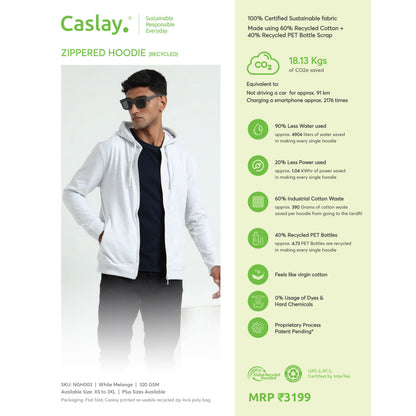 Caslay Zippered Hoodie