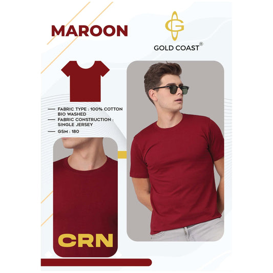 Gold Coast Cotton Biowash Round Neck - CRN MARSH Corporate gifts