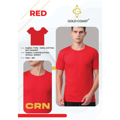 Gold Coast Cotton Biowash Round Neck - CRN MARSH Corporate gifts
