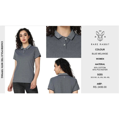 Rare Rabbit Charm Polo T Shirt With Tipping MARSH Corporate gifts
