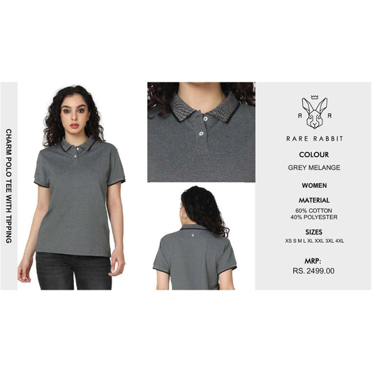 Rare Rabbit Charm Polo T Shirt With Tipping MARSH Corporate gifts