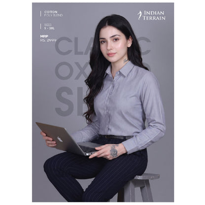Indian Terrain Classic Oxford Shirt – Women