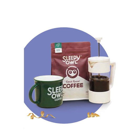 SLEEPY OWL COFFEE  - Coffee Connoisseur Combo MARSH Corporate gifts