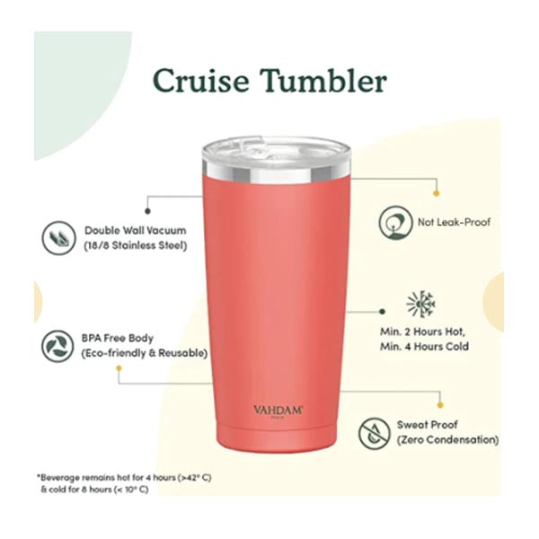 VAHDAM - Cruiser Tumbler Insulated MARSH Corporate gifts