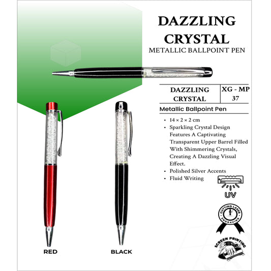 Dazzling Crystal Metallic Ball Point Pen XG- MP37 MARSH Corporate gifts