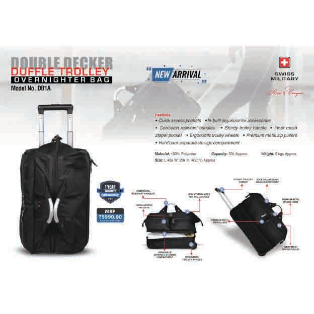SWISS MILITARY - TRAVEL BAG - DB1A MARSH Corporate gifts