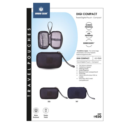 URBAN GEAR - Techie Pouch Compact - Travel Digital Pouch -  UG-TB26 MARSH Corporate gifts