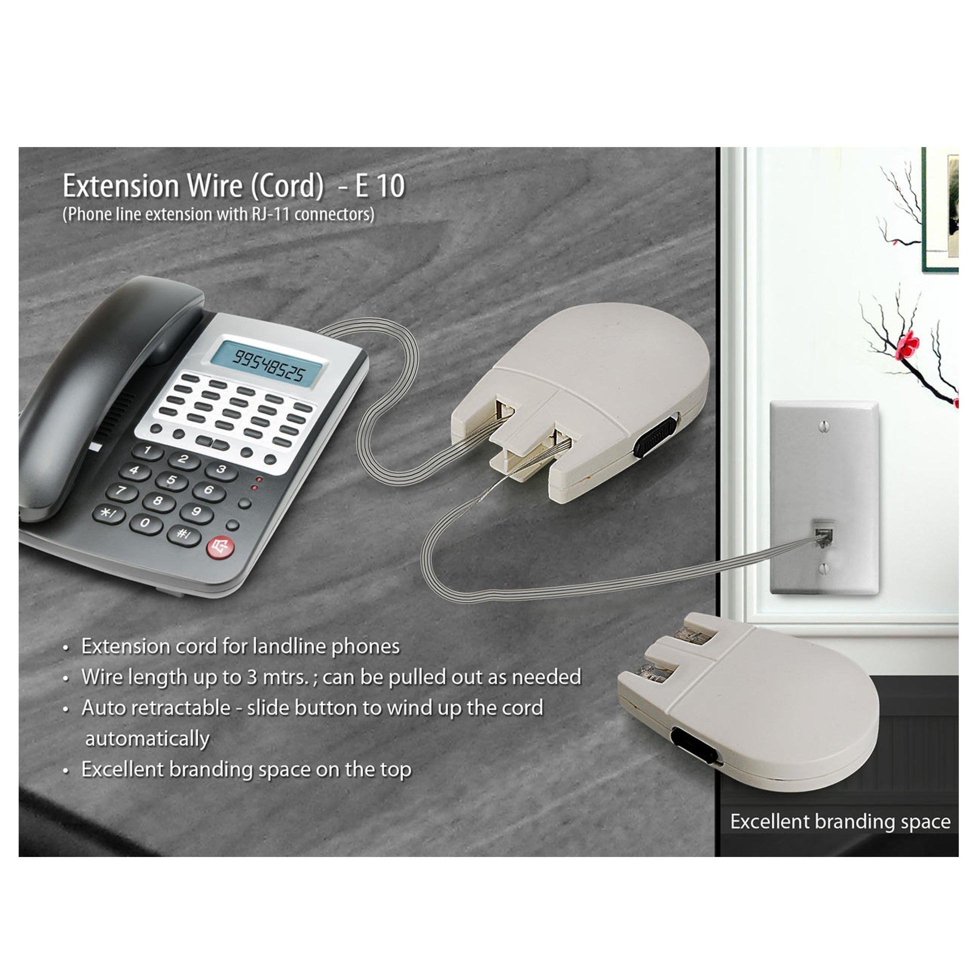 Extension Wire (Cord ) - E 10 MARSH Corporate gifts