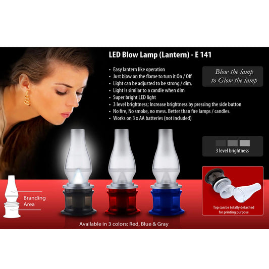 LED Blow lamp (Lantern) (with 3 step light)  -  E 141 MARSH Corporate gifts