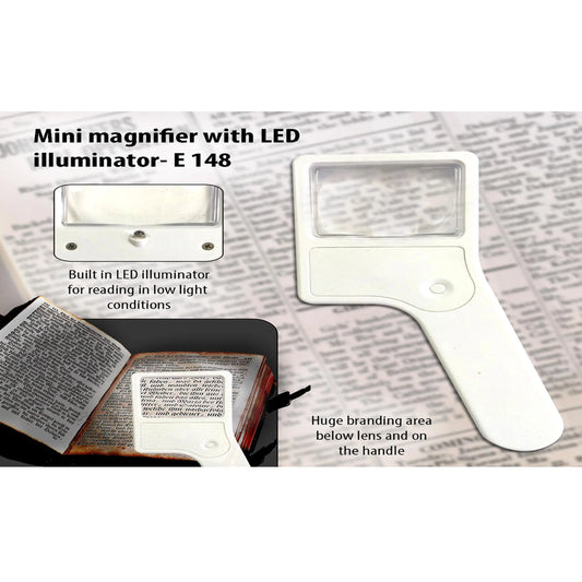 Mini magnifier with torch  -  E 148 MARSH Corporate gifts