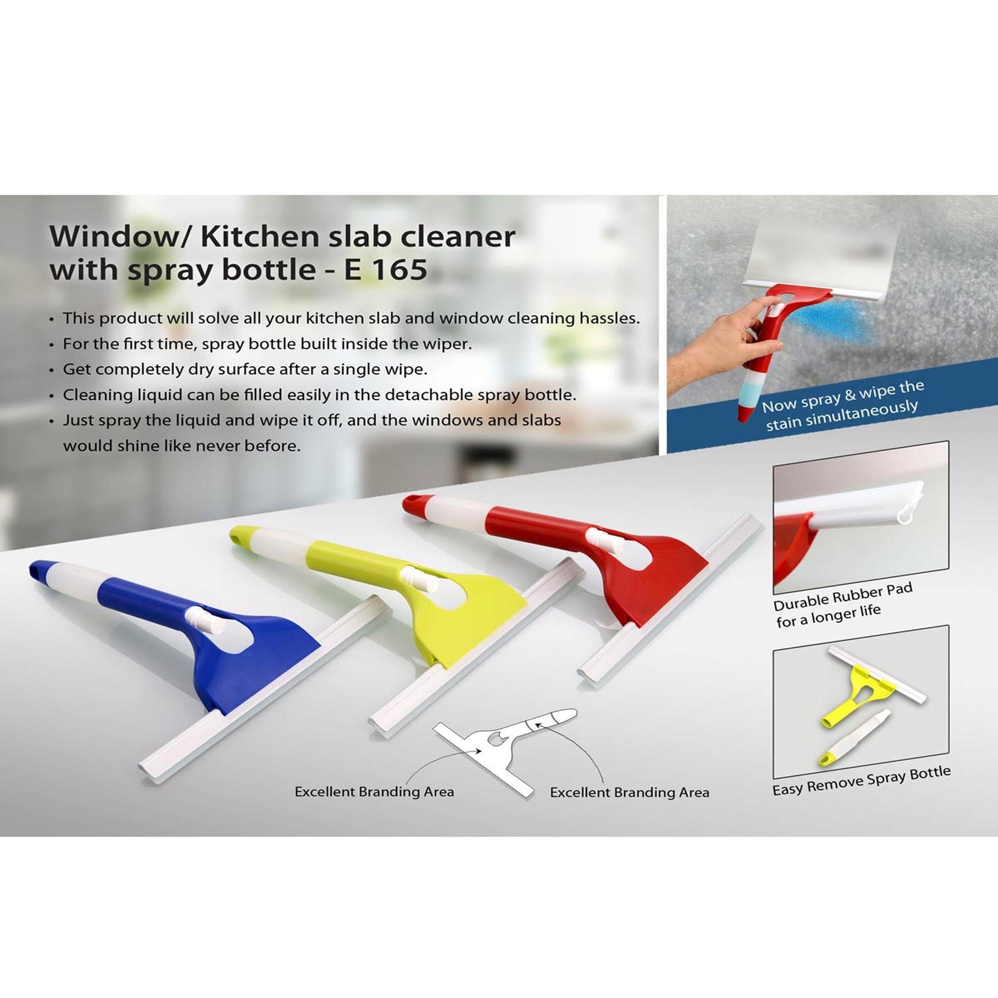 Window/ Kitchen slab cleaner with spray bottle -  E 165 MARSH Corporate gifts