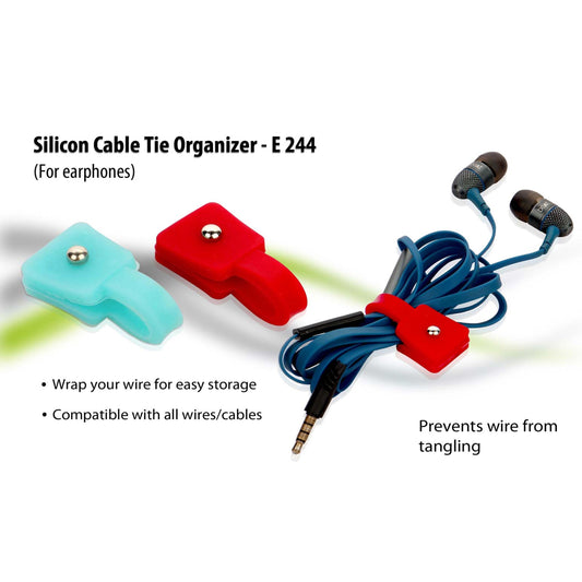 Cable tie organizer (silicon) -  E 244 MARSH Corporate gifts
