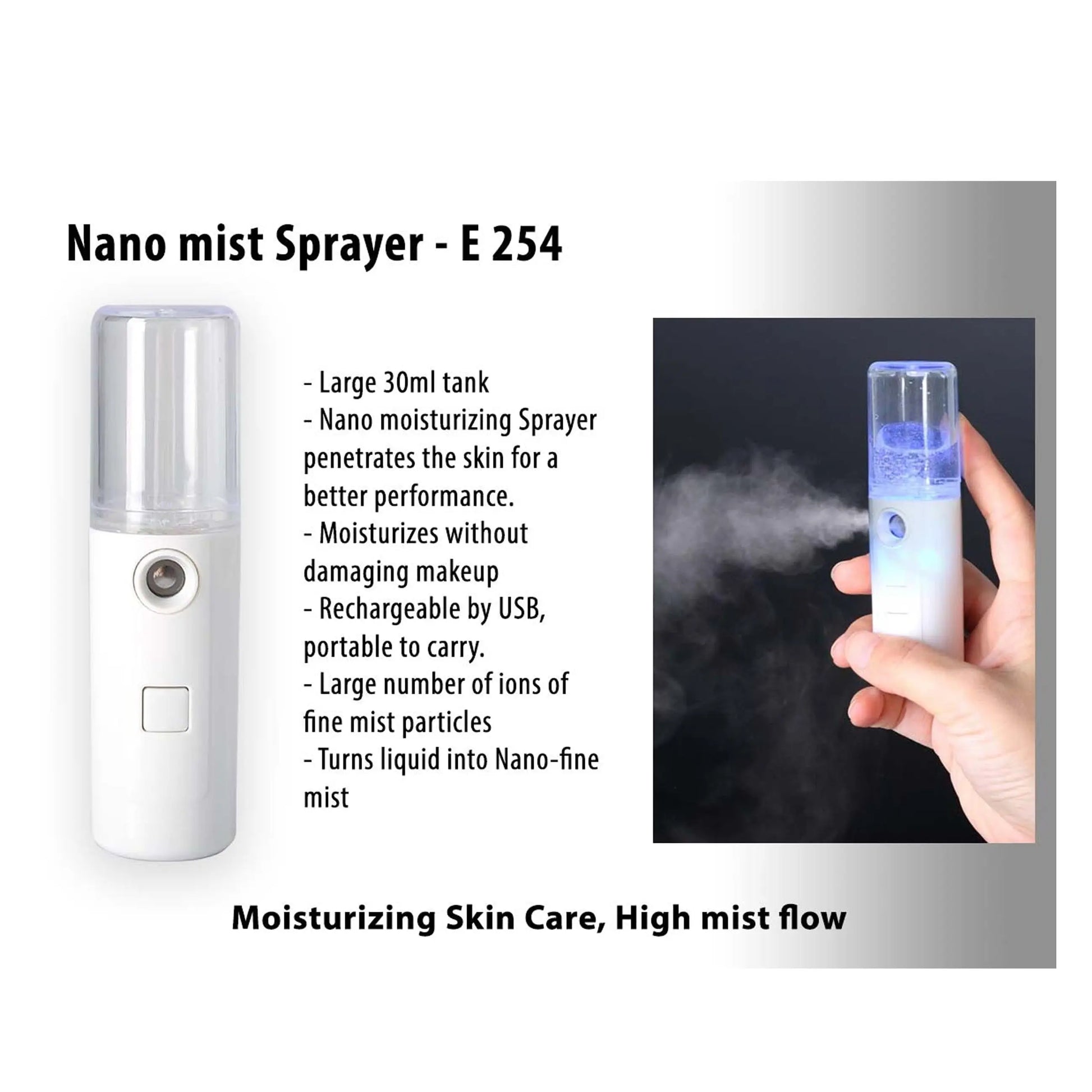 Nano Mist sprayer | Useful for Sanitizing and Cosmetic purpose  - E 254 MARSH Corporate gifts