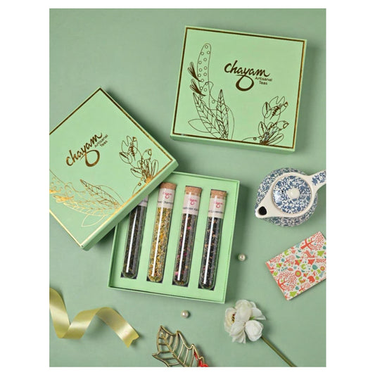 CHAYAM -  EXOTIC TUBE KIT- TEA BOX MARSH Corporate gifts