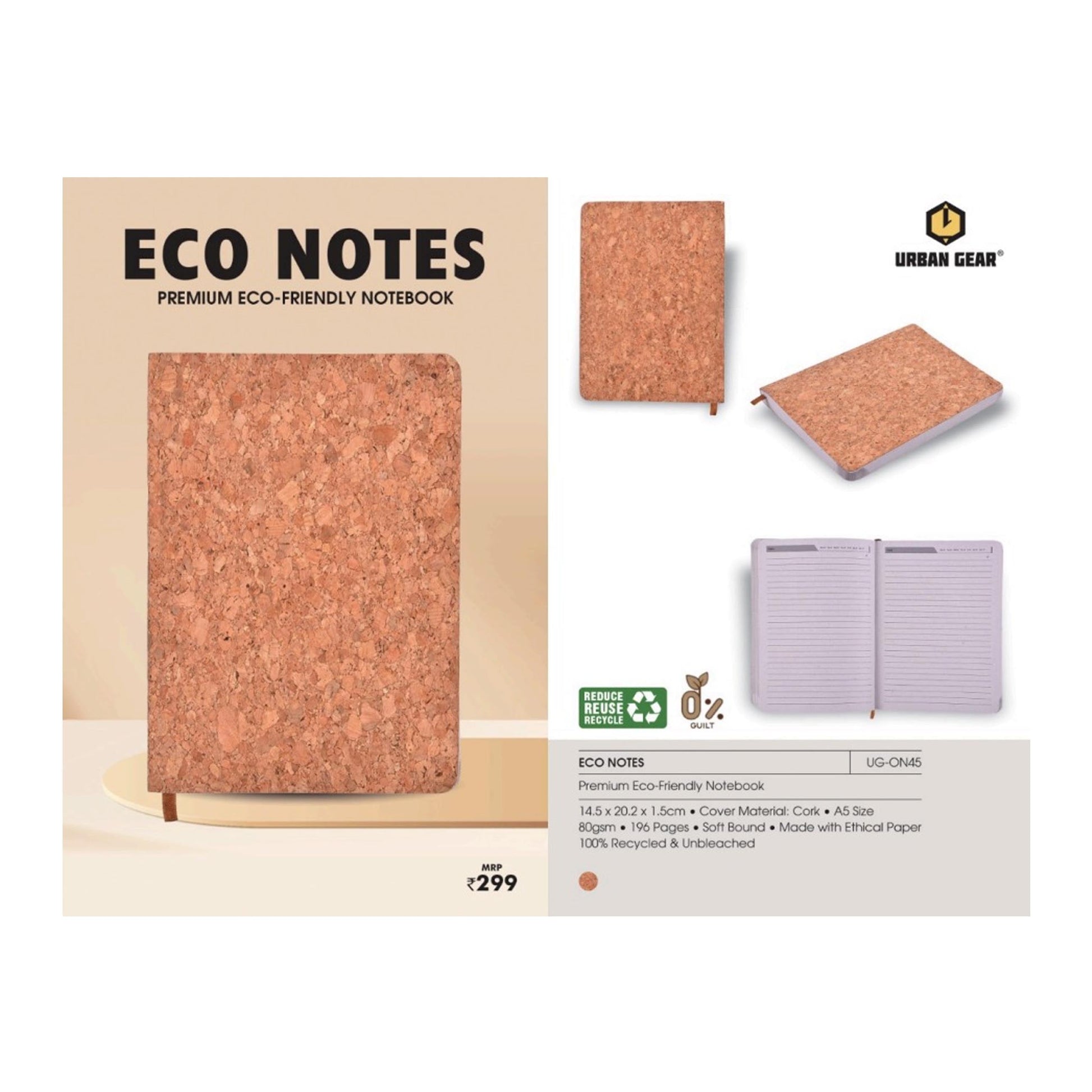 URBAN GEAR - Eco Notes - UG-ON45 MARSH Corporate gifts