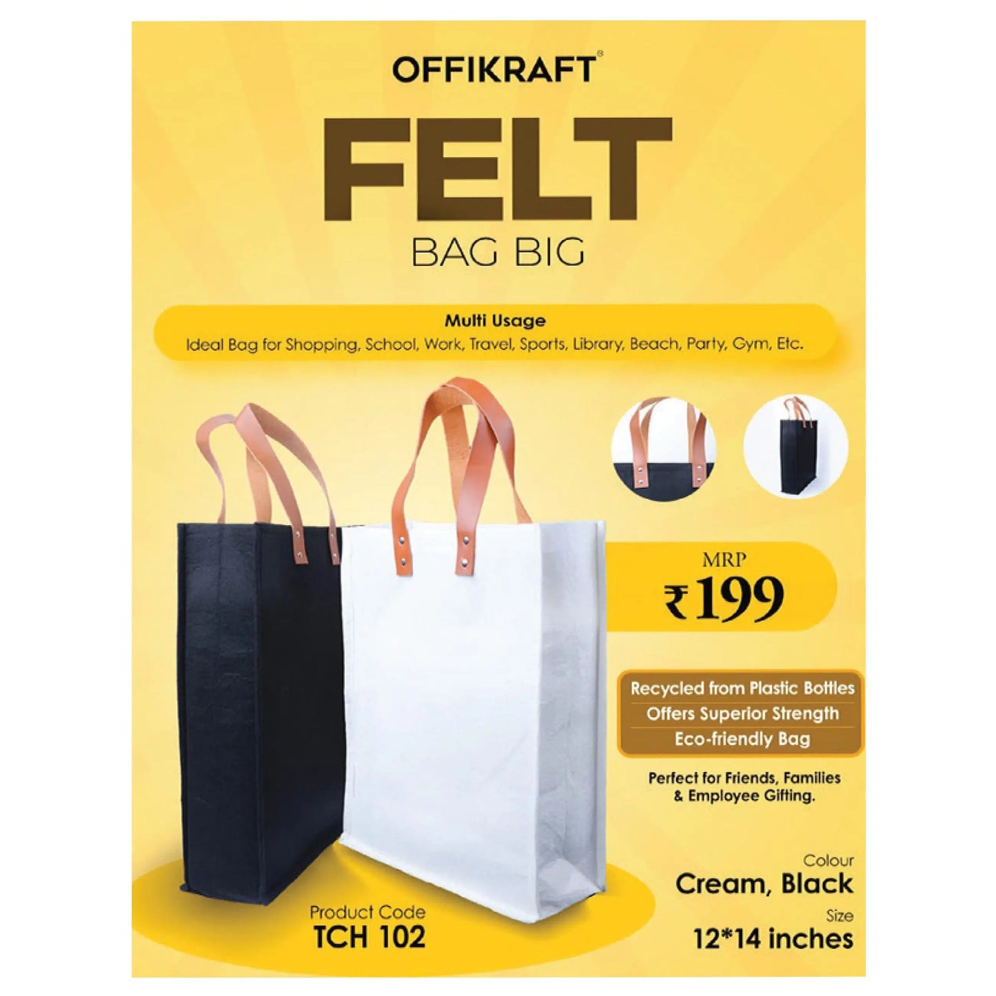 OFFIKRAFT - FELT BAG BIG MARSH Corporate gifts