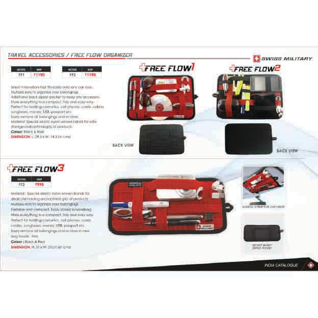 SWISS MILITARY - TRAVEL ACCESSORIES - FF1 & FF2 MARSH Corporate gifts