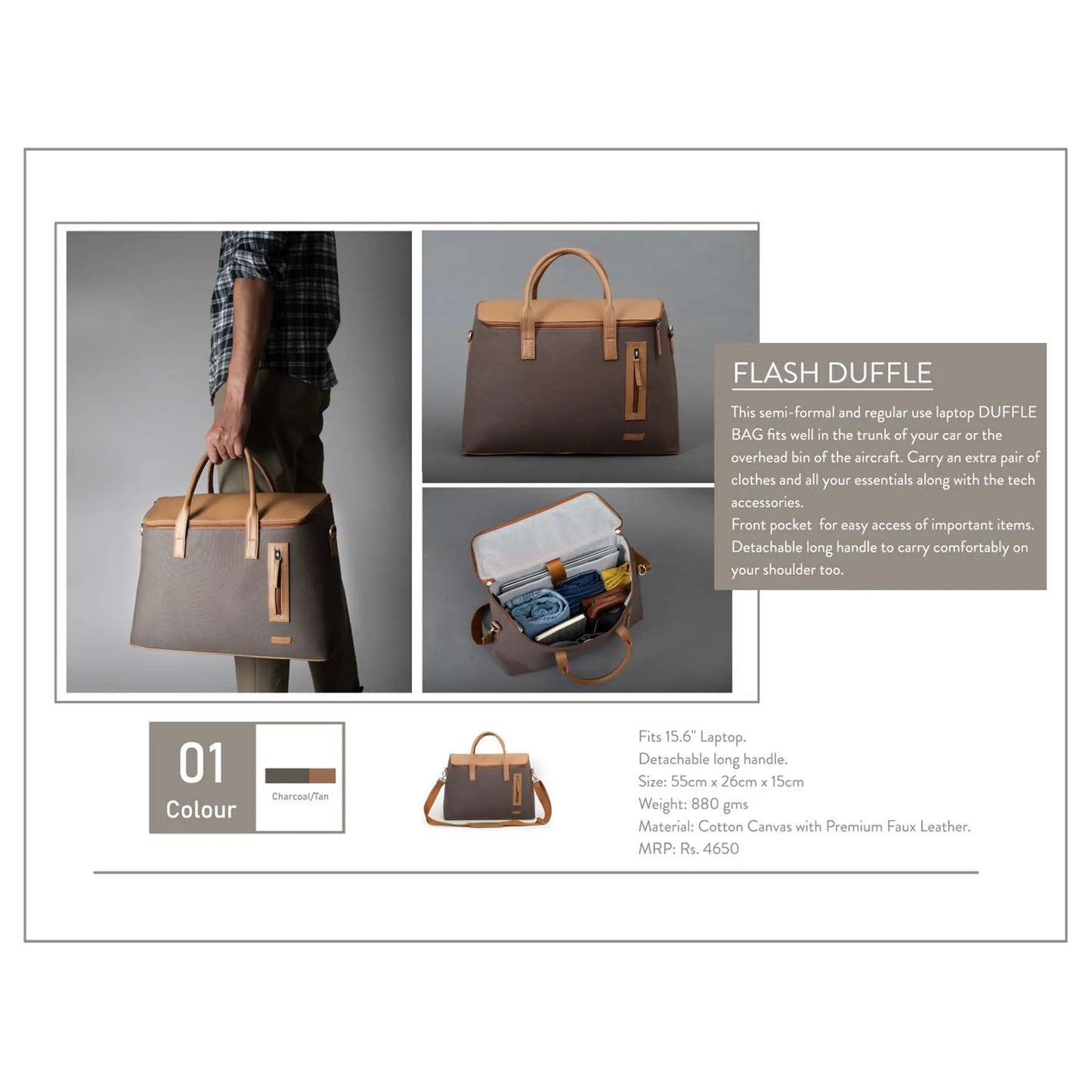 OBLIQUE - FLASH - DUFFEL BAG MARSH Corporate gifts