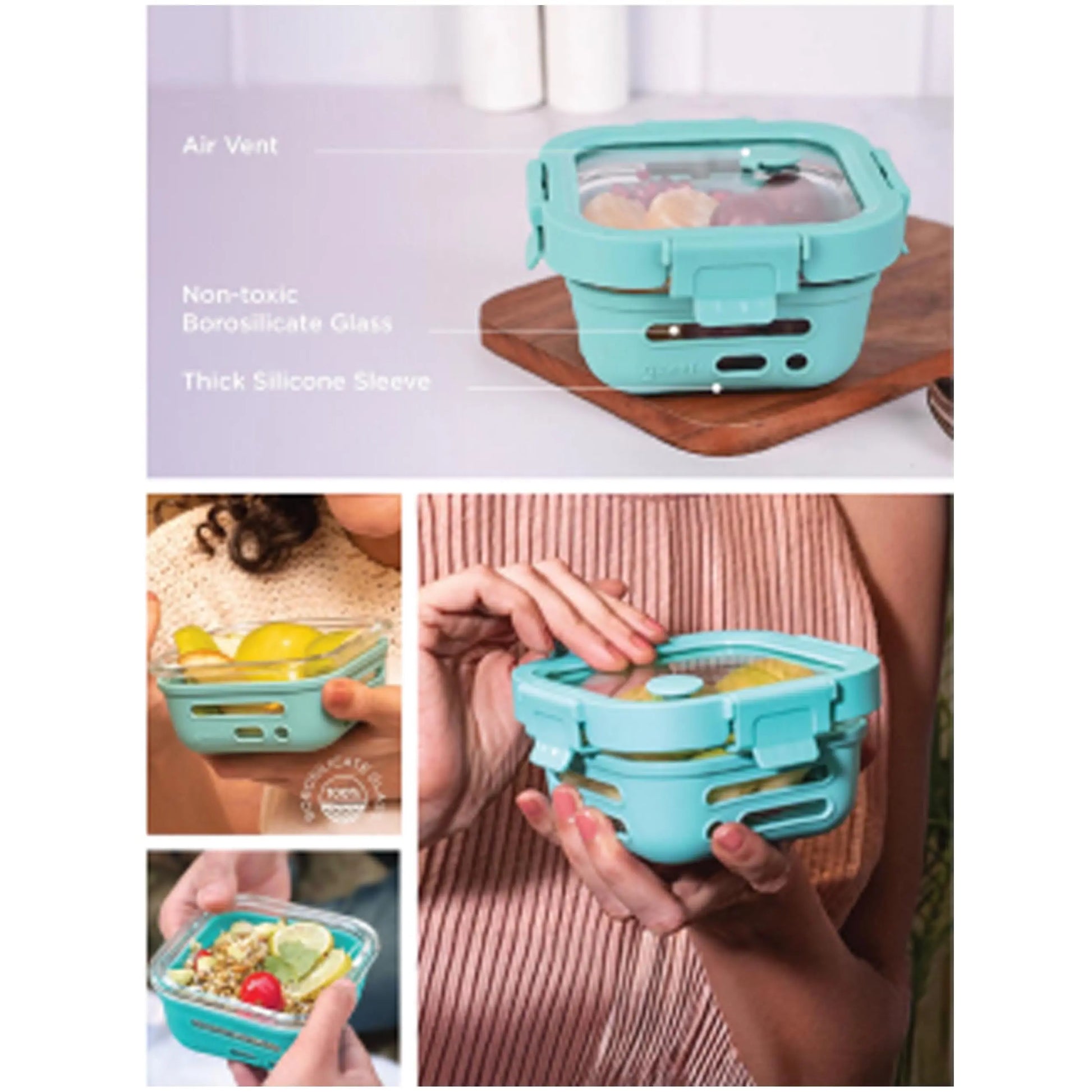 GLASAFE - FRESH GRIP  TIFFEN - LUNCH BOX MARSH Corporate gifts