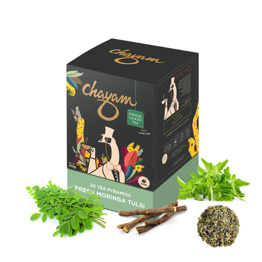 CHAYAM - FRESH MORINGA TULSI - TEA BAG MARSH Corporate gifts