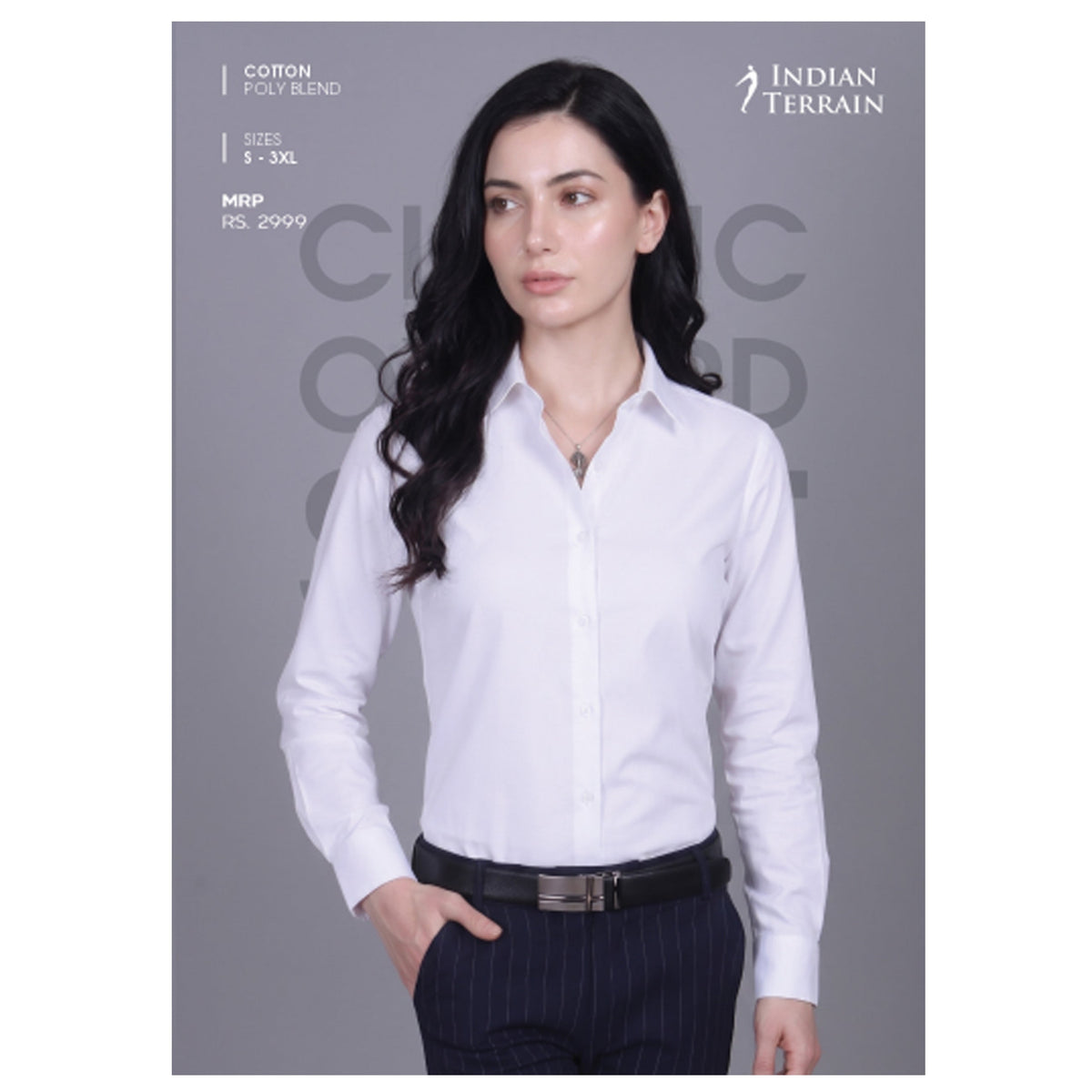 Indian Terrain Classic Oxford Shirt – Women