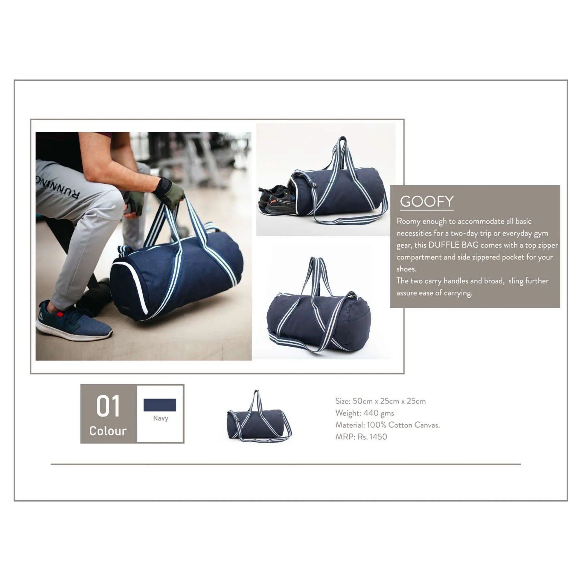 OBLIQUE - GOOFY - DUFFEL BAG MARSH Corporate gifts