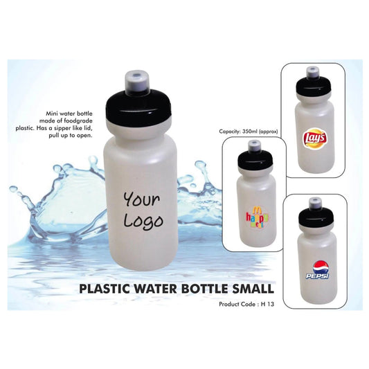 Plastic Water Bottle Small -  H 13 MARSH Corporate gifts