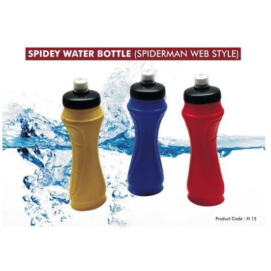 Spidey Water Bottle (Spiderman web style) -  H 15 MARSH Corporate gifts