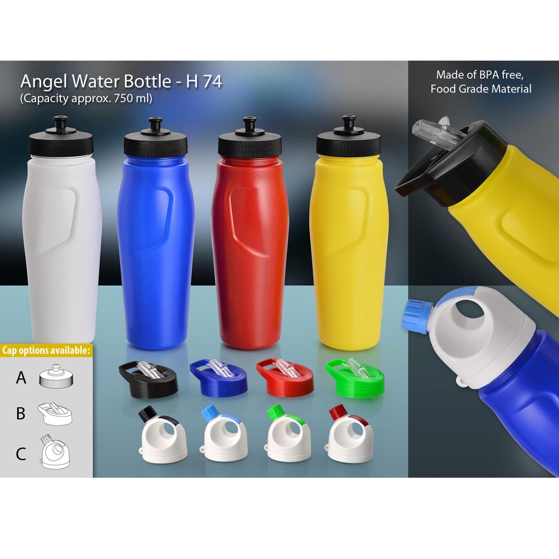 Angel Water bottle (550 ml approx)  - H 74 MARSH Corporate gifts
