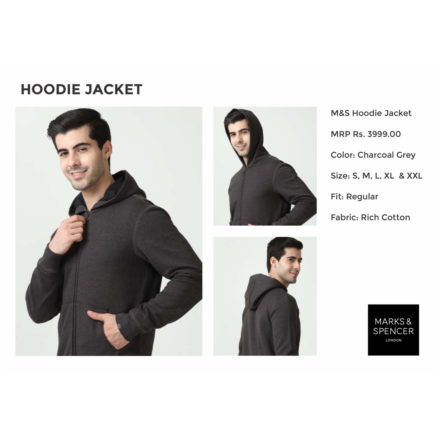 MARK & SPENCERS -   HOODIE