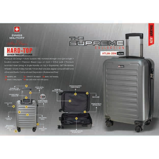 SWISS MILITARY - TRAVEL BAG - HTL99-20IN MARSH Corporate gifts