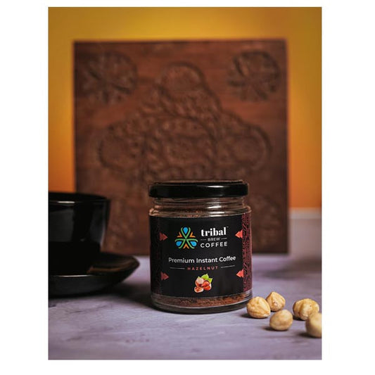 TRIBAL BREW COFEE  -  Hazelnut Instant Coffee MARSH Corporate gifts