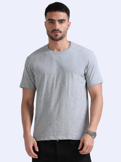 Biowashed Round Neck 100% Cotton Tshirt MARSH