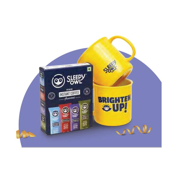 SLEEPY OWL COFFEE  - Instant Brews in a Mug MARSH Corporate gifts