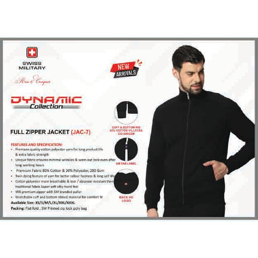 SWISS MILITARY - FULL ZIPPER JACKET  - JAC-7 MARSH Corporate gifts