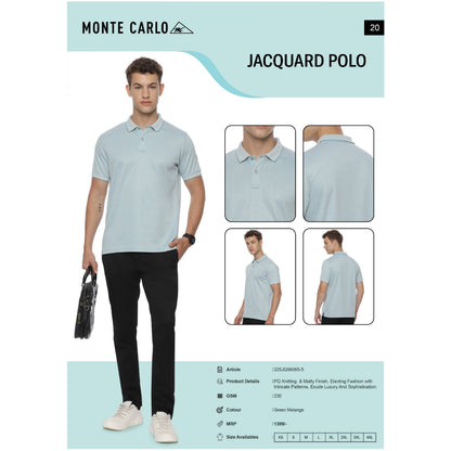 Monte Carlo Jacquard Polo T-shirt