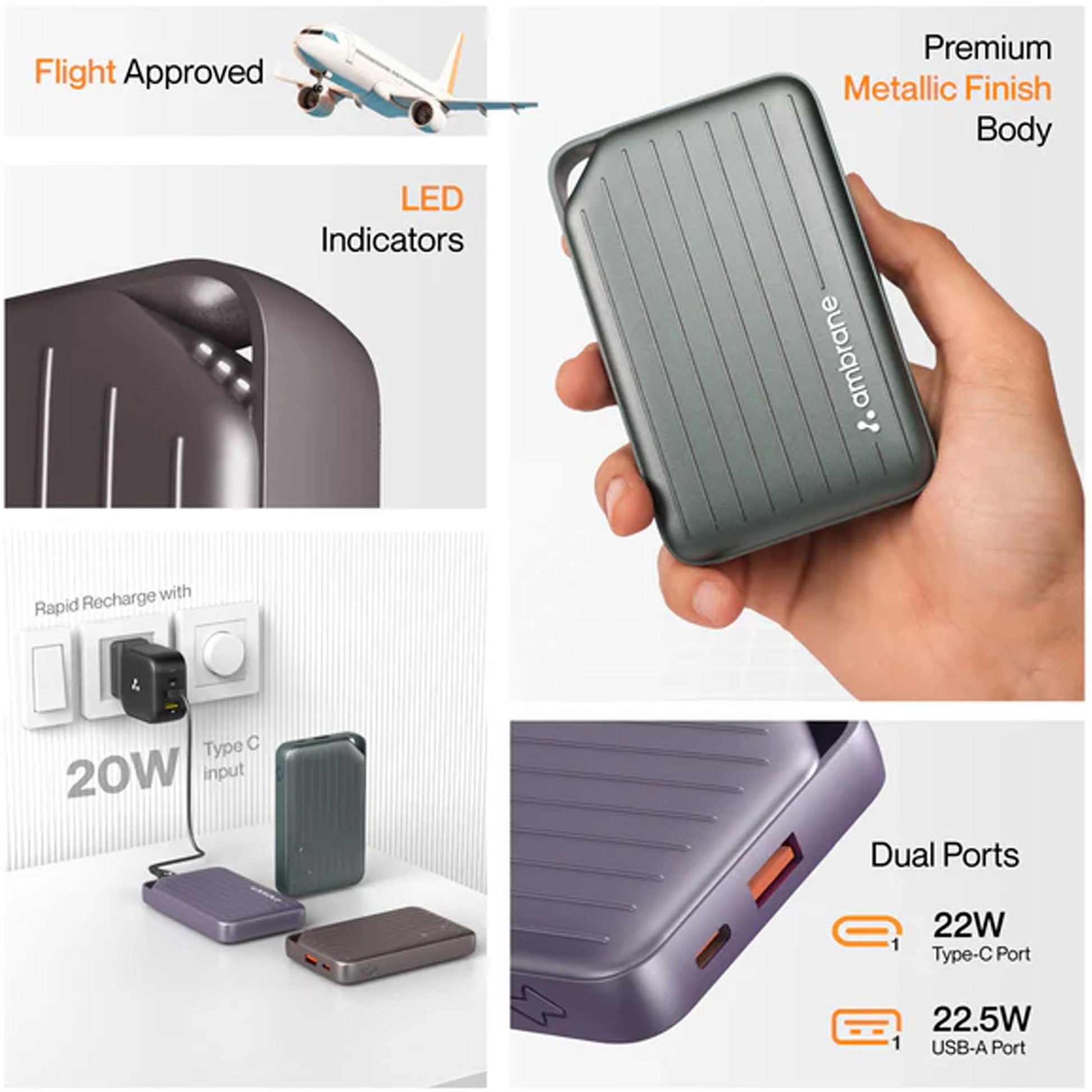 AMBRANE - LINE 20 POWERBANK MARSH Corporate gifts