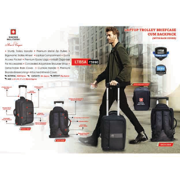 SWISS MILITARY - TRAVEL BAG - LTB5A MARSH Corporate gifts