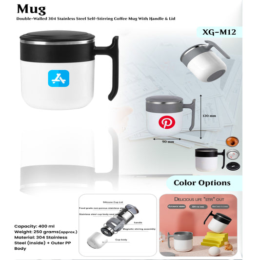 304 Stainless Steel Mug XG - M12 MARSH Corporate gifts
