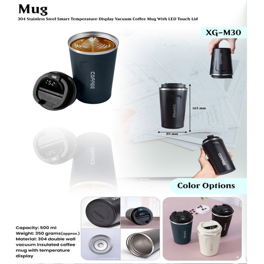 Double Wall Vacuum Insulated Coffee Mug XG - M30 MARSH Corporate gifts
