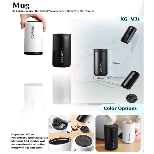 304 Double Wall Vacuum Insulated Coffee Mug XG - M31 MARSH Corporate gifts