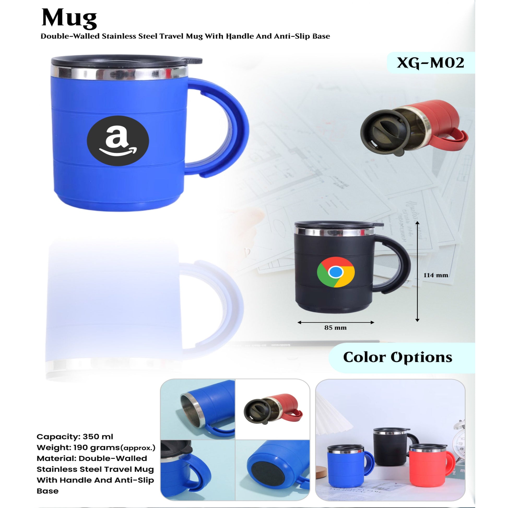 Double Wall Stainless Steel Mug XG - M02 MARSH Corporate gifts