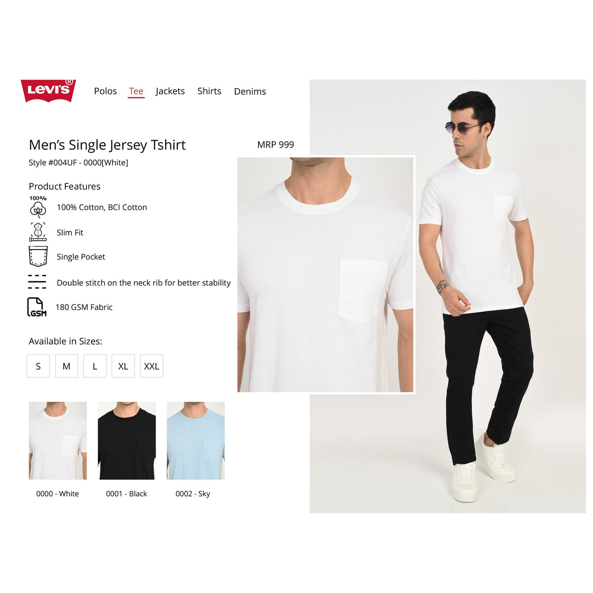 Levi's Cotton Pocket T-shirt