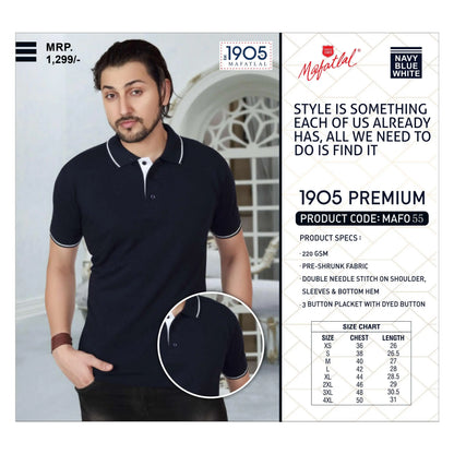 MAFATLAL - POLO-T-SHIRT WITH TIPPING MARSH Corporate gifts