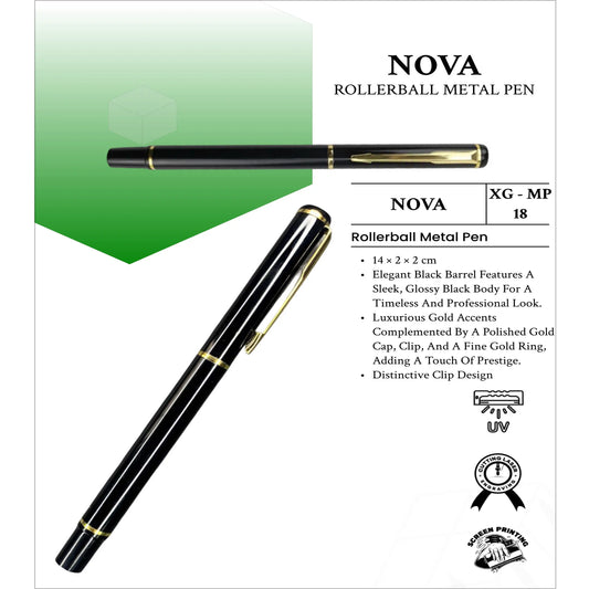Nova RollerBall Metal Pen XG- MP18 MARSH Corporate gifts