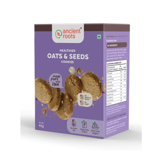 ANCIENT ROOTS - Healthier Oats & Seeds Cookies MARSH Corporate gifts